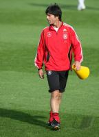 Fussball, Training der deutschen Nationalmannschaft