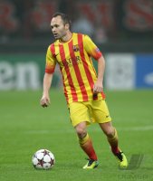 Fussball Champions League 13/14: Andres Iniesta (Barca)
