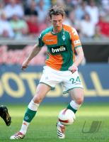 Fussball, 1. Bundesliga: Werder, BOROWSKI Einzelaktion