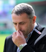 FUSSBALL, DFB Pokal 1. Hauptrunde: Manager Klaus Allofs (SV Werder Bremen)