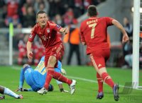 FUSSBALL INTERNATIONAL  CHL Viertelfinale 11/12: FC Bayern Muenchen - Olympic Marseille