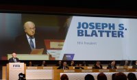 FUSSBALL 63. FIFA  Kongress auf Mauritius 2013: FIFA Praesident Joseph S. Blatter (Schweiz)