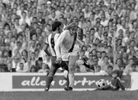 Fussball Bayern - Gladbach: Mueller, Netzer