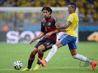 FUSSBALL WM 2014, HALBFINALE: Brasilien - Deutschland