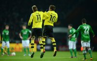 Fussball, 1. Bundesliga12/13: Werder Bremen - Borussia Dortmund