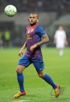 FUSSBALL INTERNATIONAL  CHL Viertelfinale 11/12: Daniel Alves (Barca)
