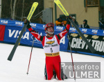 SKI   Weltcup  Salalom  Park City Herren JUBEL; Sieger Rainer Schnfelder (AUT)