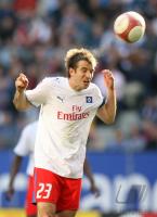 Fussball, 1. Bundesliga: Hamburg, VAN DER VAART Einzelaktion
