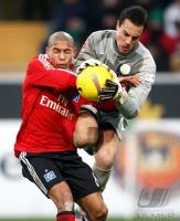 Fussball 1. Bundesliga: Wolfsburg - Hamburg