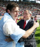 Fussball 1. Bundesliga: Kaiserslautern - Muenchen, Jubel