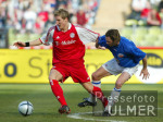 Fussball 1. Bundesliga Bayern-Rostock; Spielszene