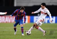 FUSSBALL  International CHL 09/10 : VfB Stuttgart -  FC Barcelona