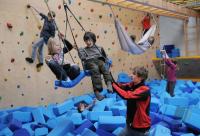 Kinderturnen, Bewegungslandschaft im Sportpark 1861 in Rottenburg