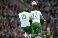 Fussball, 1. Bundesliga  Saison 2013/2014: SV Werder Bremen - Borussia Moenchengladbach