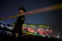 FUSSBALL  Olympia 2008  EROEFFNUNGSFEIER Polizei