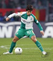 Fussball 1. Bundesliga: Werder, DIEGO Einzelaktion