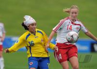 Fussball Frauen FIFA U 17  WM  2008  Daenmark - Kolumbien