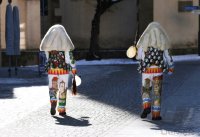 Schwaebisch-alemannische Fastnacht / Fasnet Rottenburg 2021 in Coronazeiten