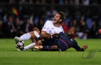 FUSSBALL  International CHL 09/10: Olympique Lyon - FC Bayern  Muenchen