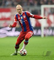 Fussball 1. Bundesliga Saison 14/15: Arjen Robben (FC Bayern Muenchen)