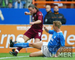 Fussball 1. Bundesliga: Bochum - Lautern, Zweikampf