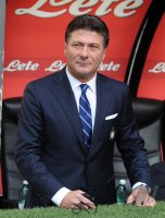 FUSSBALL SERIE A 2013/2014: Trainer Walter Mazzarri (Inter Mailand)