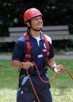 Fussball  SV Stuttgarter Kickers  im Hochseilpark