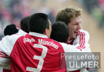 Fussball 1. Bundesliga: Bayern - Bremen, Jubel Bayern