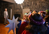 Oberbuergermeister Boris Palmer empfaengt Sternsinger 2026