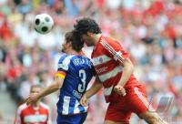 Fussball 1. Bundesliga: 07/08  Bayern Muenchen - Hertha BSC Berlin