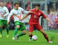 Fussball 1. Bundesliga, Saison 2011/2012:  FC Bayern Muenchen - SV Werder Bremen