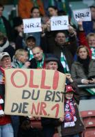 Fussball 1. Bundesliga: Bremen - Bayern, Fans Pro und Contra