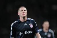 FUSSBALL  International CHL 09/10 :   SCHWEINSTEIGER  (FC Bayern  Muenchen)