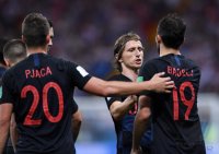 FUSSBALL WM 2018 Vorrunde Island - Kroatien