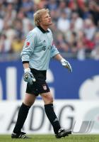 Fussball 1. Bundesliga: Hamburger SV - Bayern, KAHN enttaeuscht