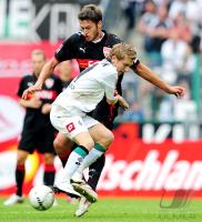 FUSSBALL 1. BUNDESLIGA: Borussia Moenchengladbach - VfB Stuttgart
