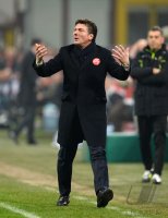 Fussball International Serie A 13/14: Trainer Walter Mazzarri (Inter Mailand)