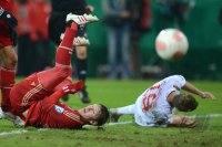 FUSSBALL DFB POKAL  Saison 2012/2013:  FC Augsburg - FC Bayern Muenchen