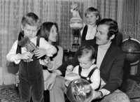 Fussball Homestory Beckenbauer Weihnachten 1970