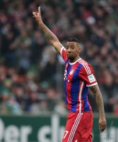 Fussball, 1. Bundesliga  Saison 2014/2015: SV Werder Bremen - FC Bayern Muenchen
