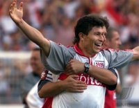 Fussball  1. Bundesliga  Saison 2000/2001:  VfB Stuttgart - FC Bayern M&Aring;&cedil;nchen