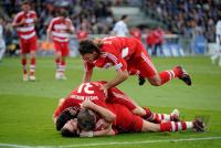FUSSBALL 1. BUNDESLIGA: Karlsruher SC - Bayern Muenchen