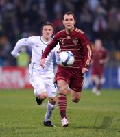 Fussball International  Play Off, Slowenien - Russland