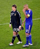 FUSSBALL EURO 2008: Frankreich - Italien, ENTTAEUSCHUNG Frankreich