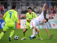 Fussball Champions League 08/09  Bayern Muenchen  - Olympique Lyon