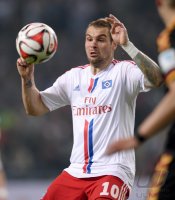 Fussball, 1. Bundesliga  Saison 2014/2015, Relegation: Hamburger SV - Karlsruher SC