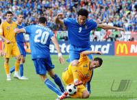 FUSSBALL EURO 2008: Italien - Rumaenien