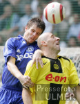 Fussball UI-Cup: Dortmund - Olmuetz, Zweikampf