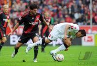 Fussball: 1. Bundesliga Saison 2010/2011: Leverkusen - Moenchengladbach