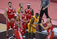 Basketball 1. Bundesliga 2012/2013 Testspiel:  Walter Tigers Tuebingen - FC Bayern Muenchen
